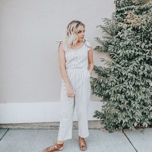 Striped Jumpsuit